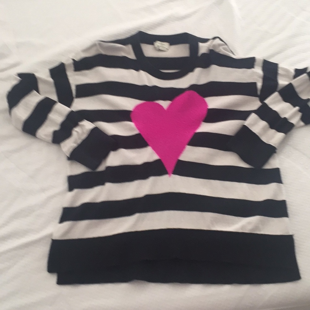 Kate Spade Heart sweater Valentine’s Day Large